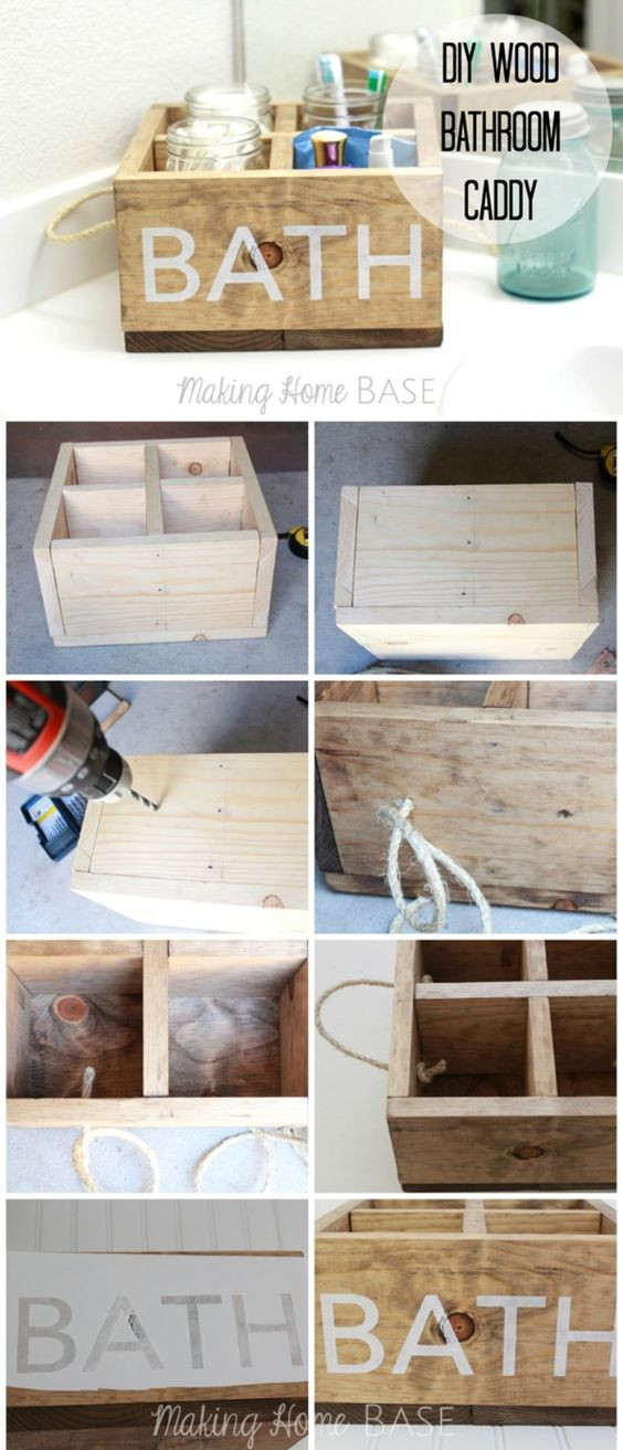 DIY Shower Organizer
 Craft storage Diy wood and Craft supplies on Pinterest