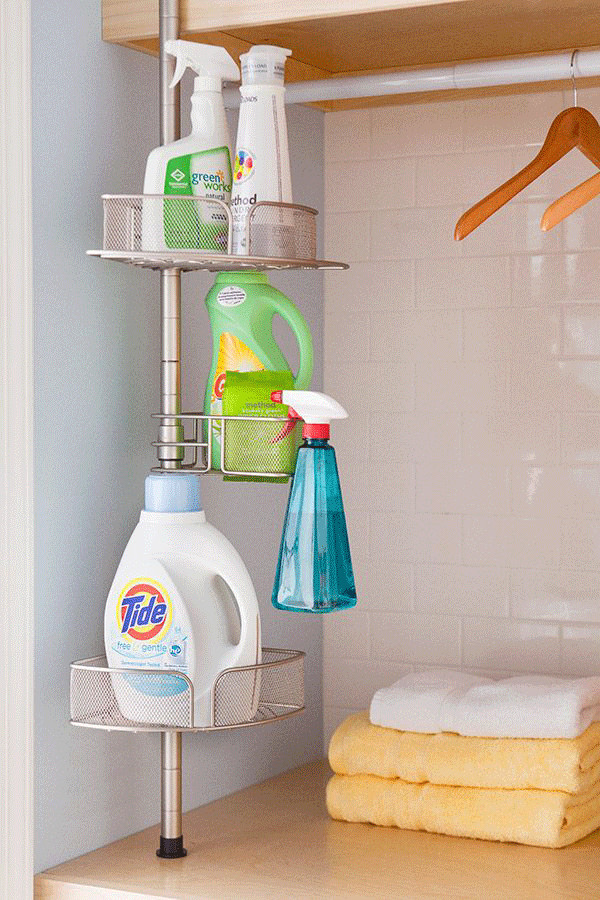 DIY Shower Organizer
 20 DIY Laundry Room Projects