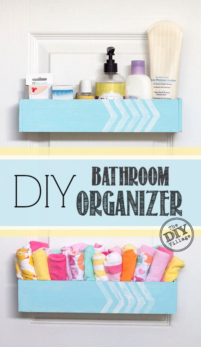 DIY Shower Organizer
 DIY Bathroom Organizer The DIY Village