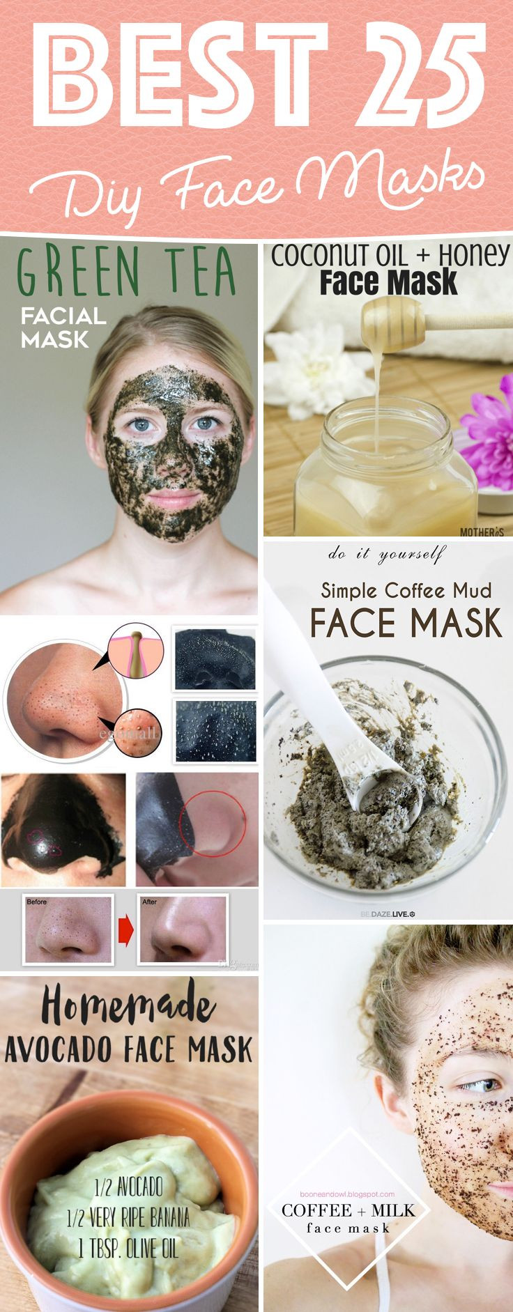 DIY Skin Mask
 25 best ideas about Homemade Face Masks on Pinterest