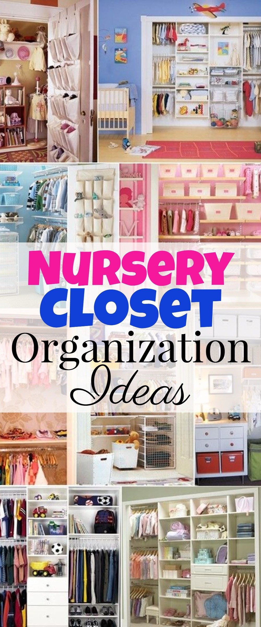 DIY Small Closet Organization Ideas
 Nursery Closet Organization Easy DIY Baby Closet