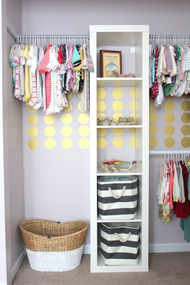 DIY Small Closet Organization Ideas
 Clever Nursery Organization Ideas Project Nursery