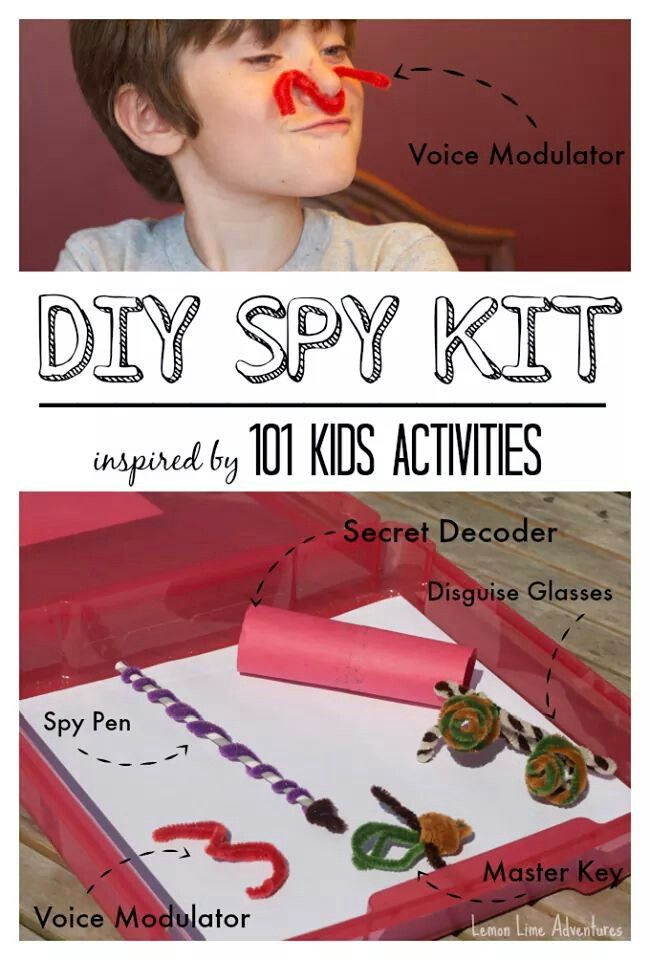 DIY Spy Kit
 301 best images about Girl Scout activities on Pinterest