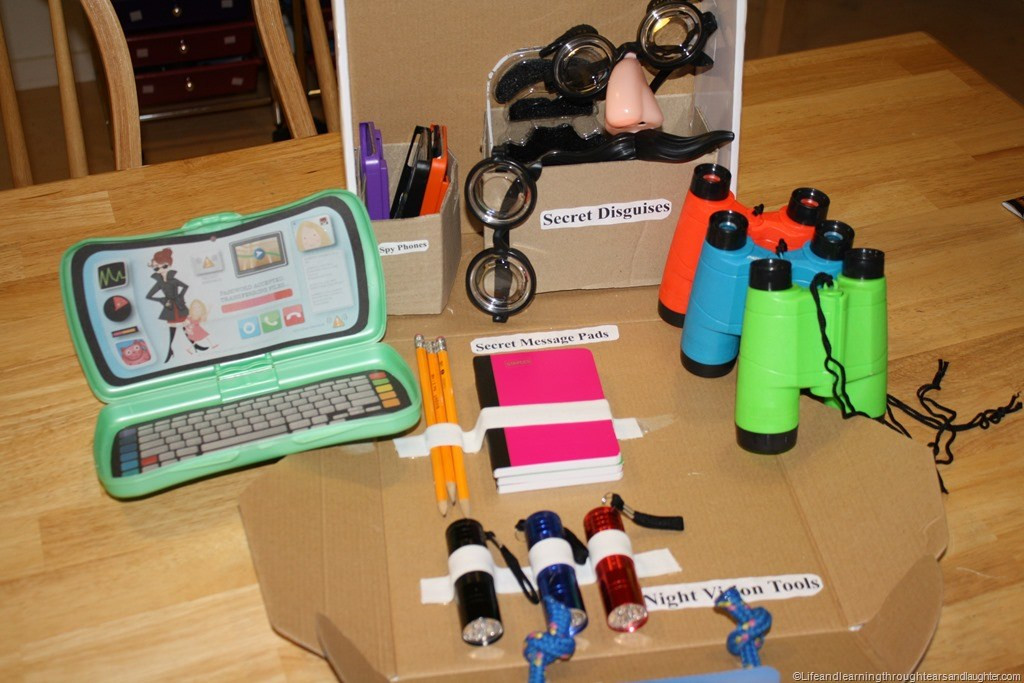 DIY Spy Kit
 Top Secret Team Spy Kit DIY Teresa Brouillette