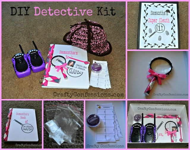 DIY Spy Kit
 DIY Detective Kit from Crafty Confessions This makes an