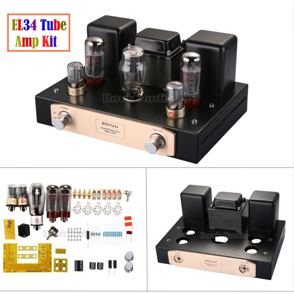 DIY Stereo Tube Amp Kits
 EL34 Vacumm Tube Amplifier Single ended Class A HiFi