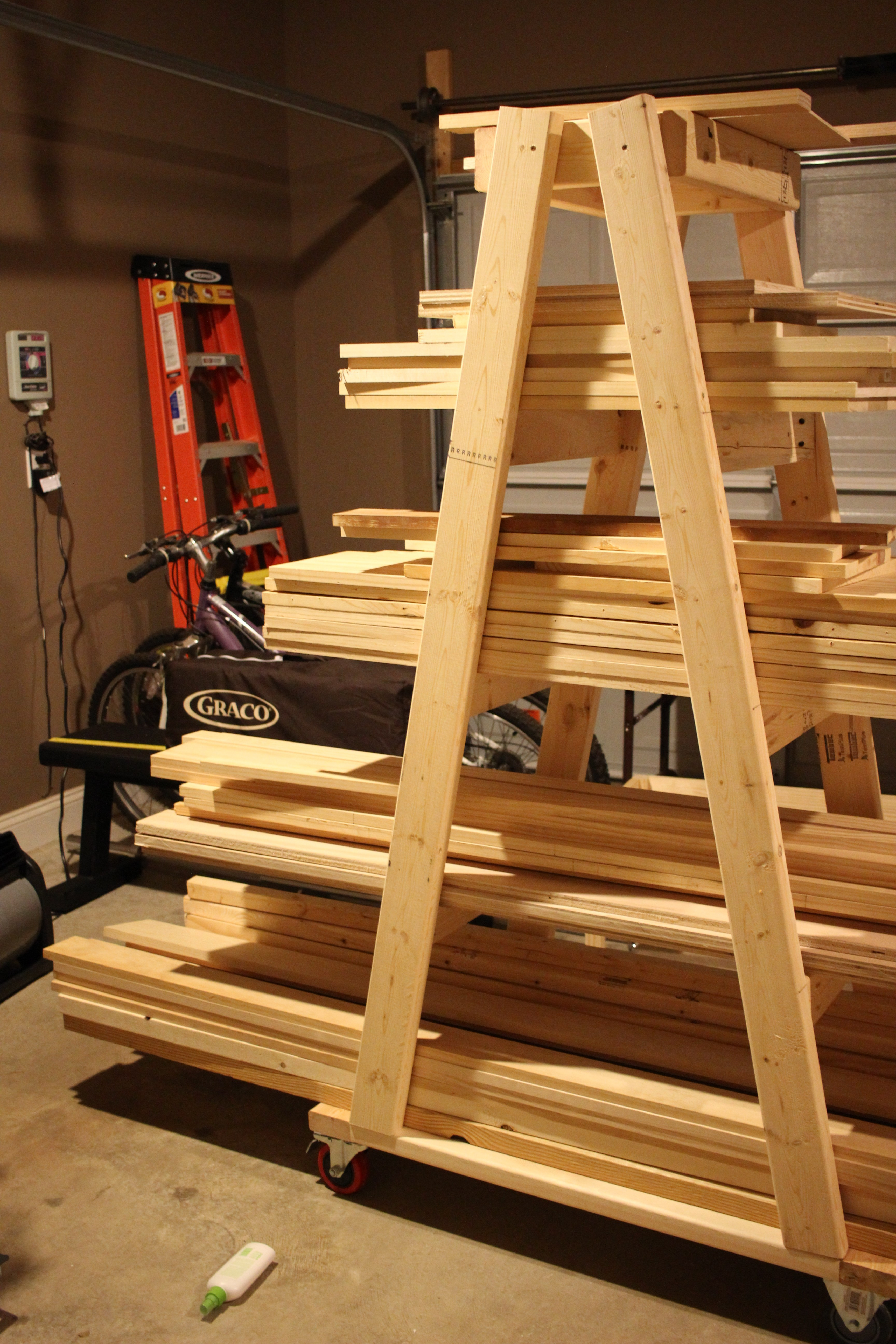 DIY Storage Rack
 DIY Mobile Lumber Rack Plans by Rogue Engineer