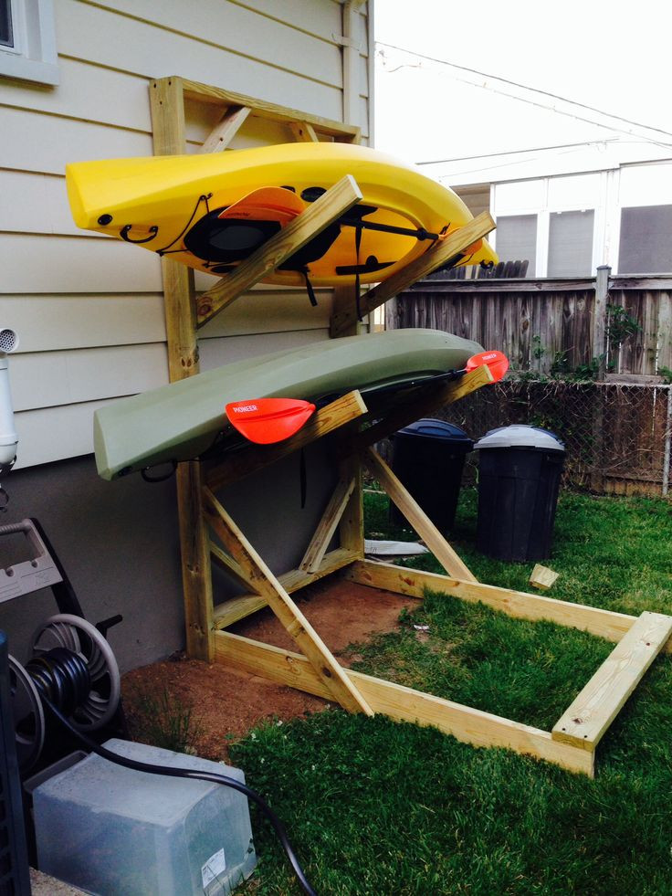 DIY Storage Rack
 DIY kayak storage Shit for the house