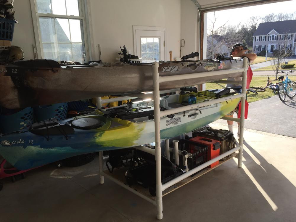 DIY Storage Rack
 Diy Kayak Rack Storage Kayaking and Kayak Fishing Forum