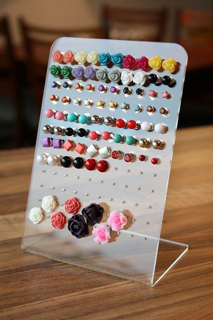 DIY Stud Earring Organizer
 Best 25 Stud earring organizer ideas on Pinterest