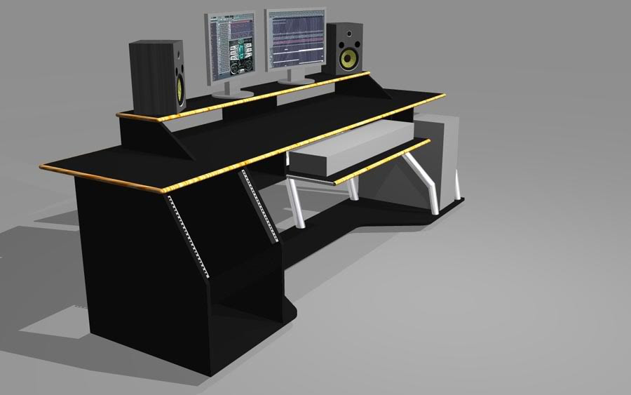 DIY Studio Desk Plans
 Recording Studio Desk Plans Free Woodideas 8x10 Storage