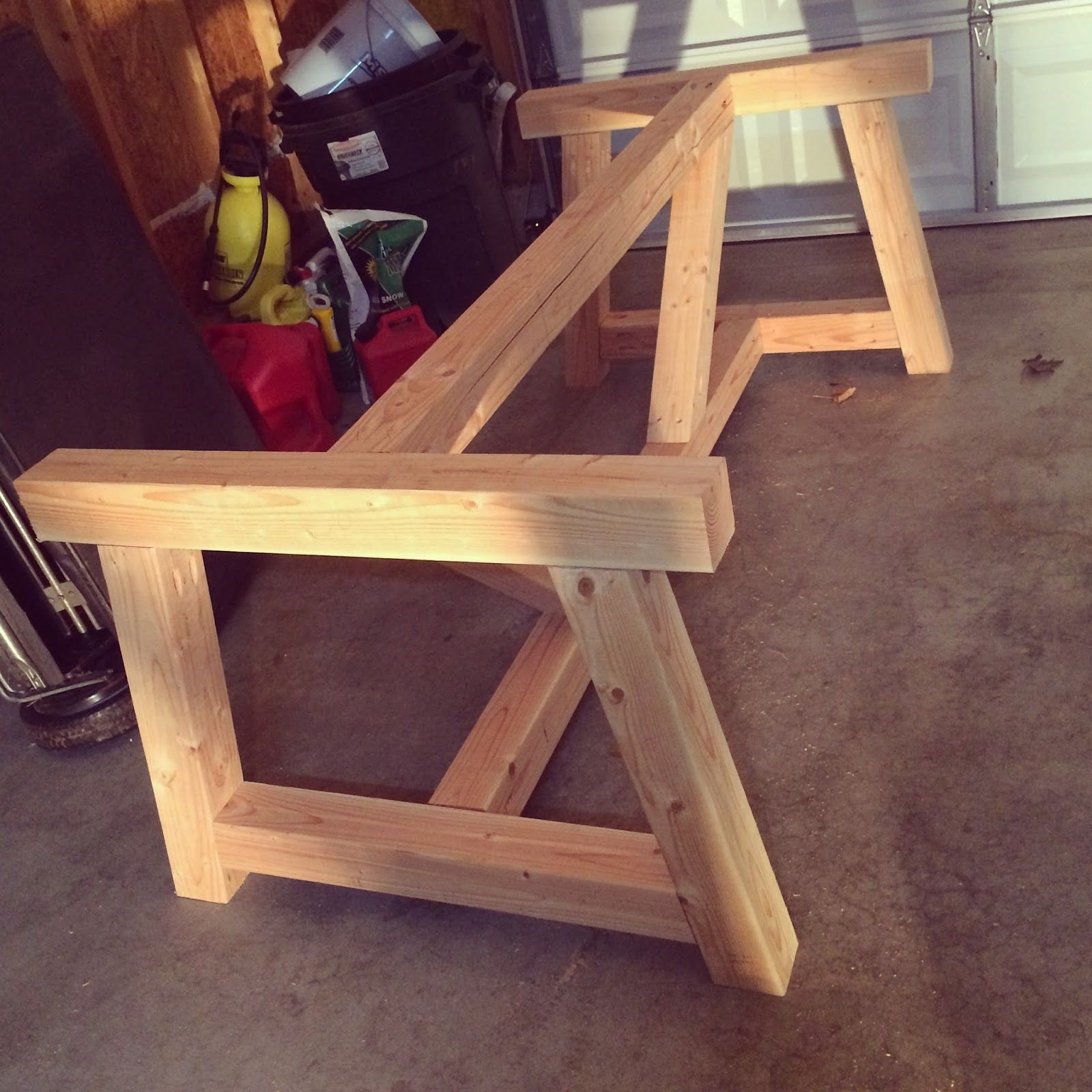 DIY Table Legs Wood
 Holy Cannoli We Built a Farmhouse Dining Room Table