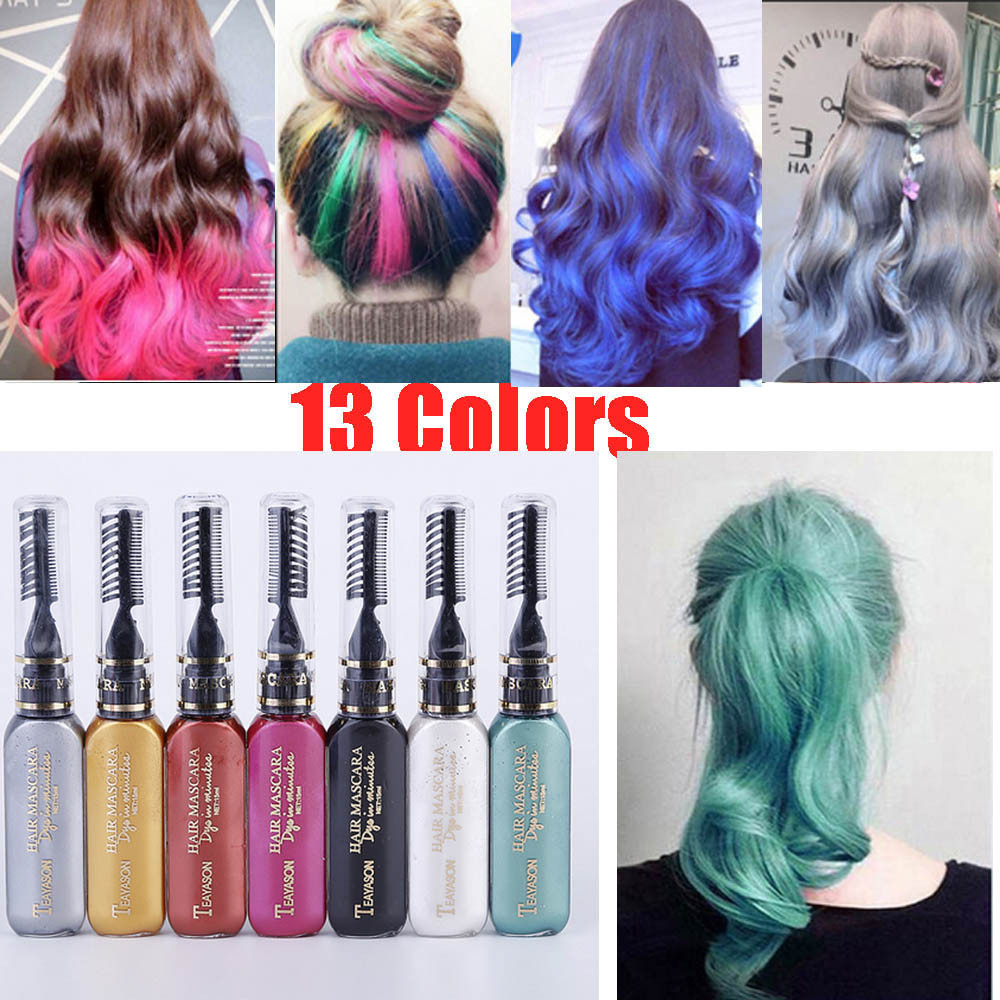 DIY Temporary Hair Dye
 13 colors one time hair color DIY Hair Dye Temporary Non