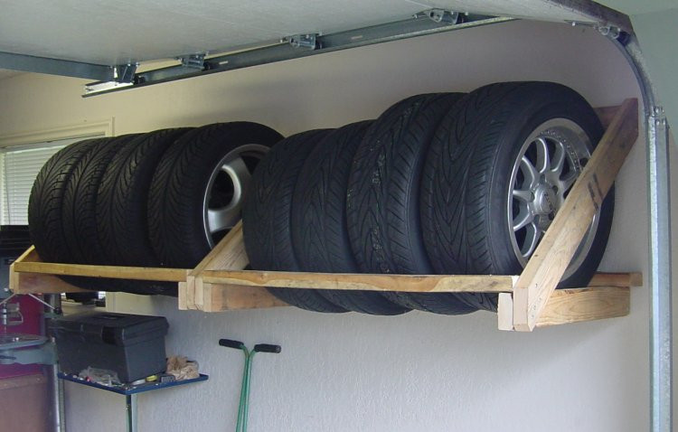 DIY Tire Rack
 How to Store Tires in the Garage GarageSpot