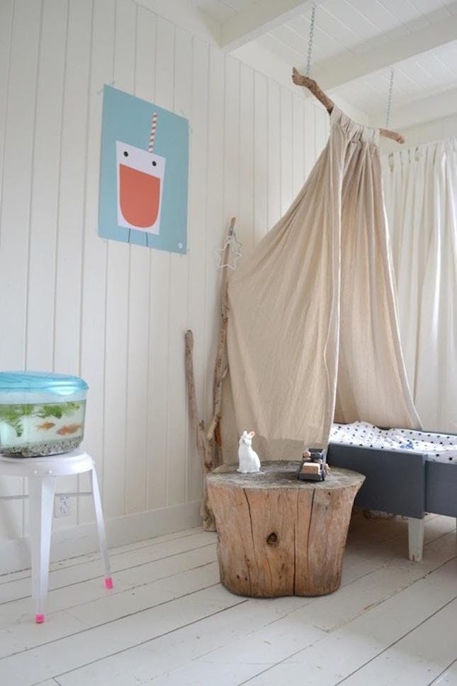 DIY Toddler Bed Tent
 51 Ways to DIY the Bedroom of Your Kids’ Dreams