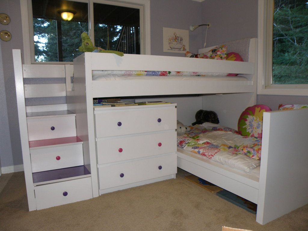 DIY Toddler Bunk Bed
 Toddler Bunk Beds That Turn The Bedroom Into a Playground