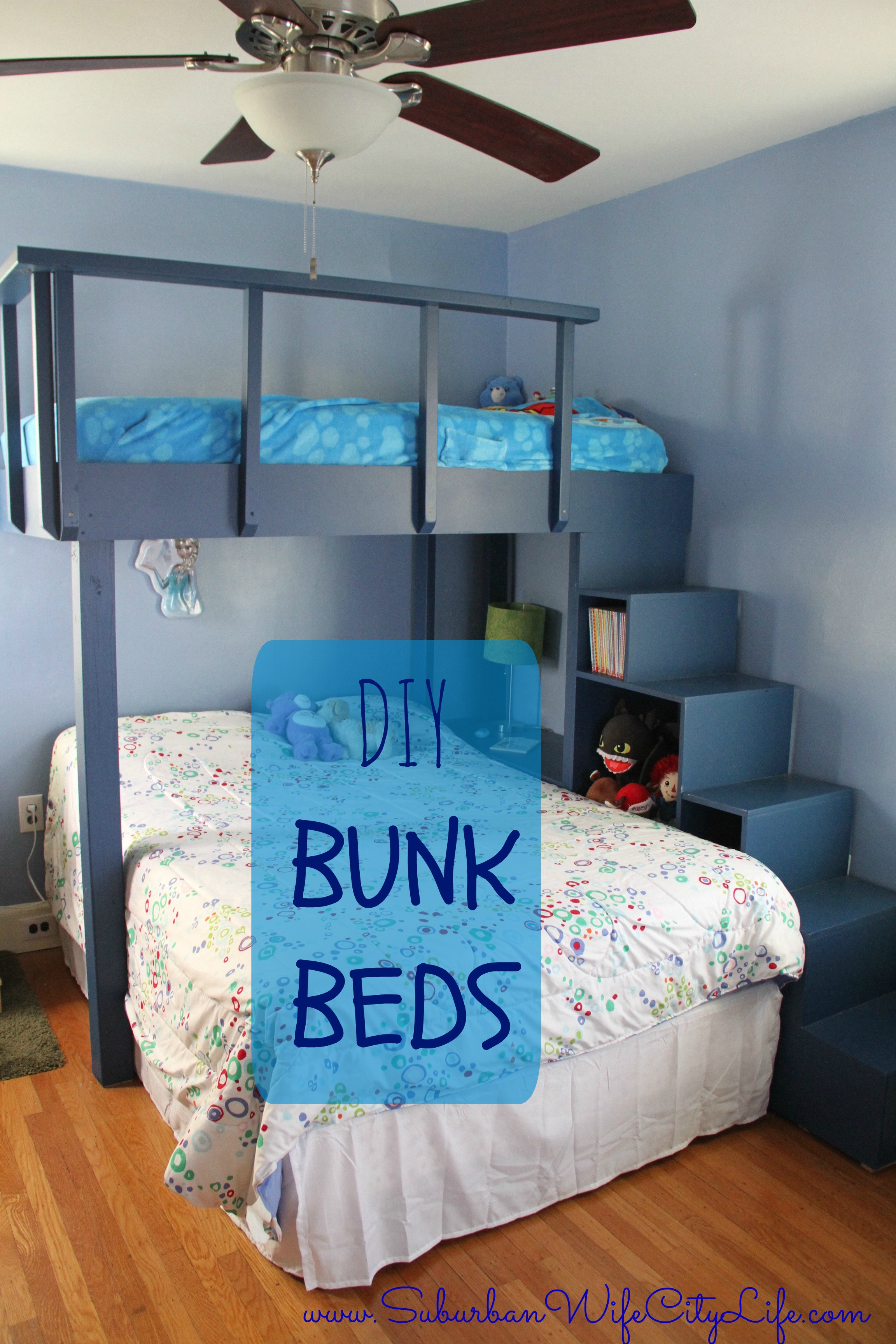 DIY Toddler Bunk Bed
 DIY Bunk Beds Suburban Wife City Life