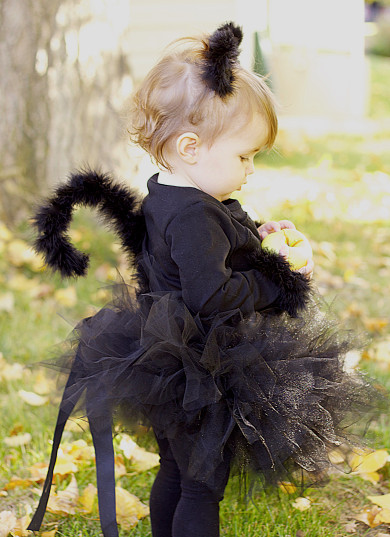 DIY Toddler Cat Costume
 do it yourself divas DIY Black Cat Costume