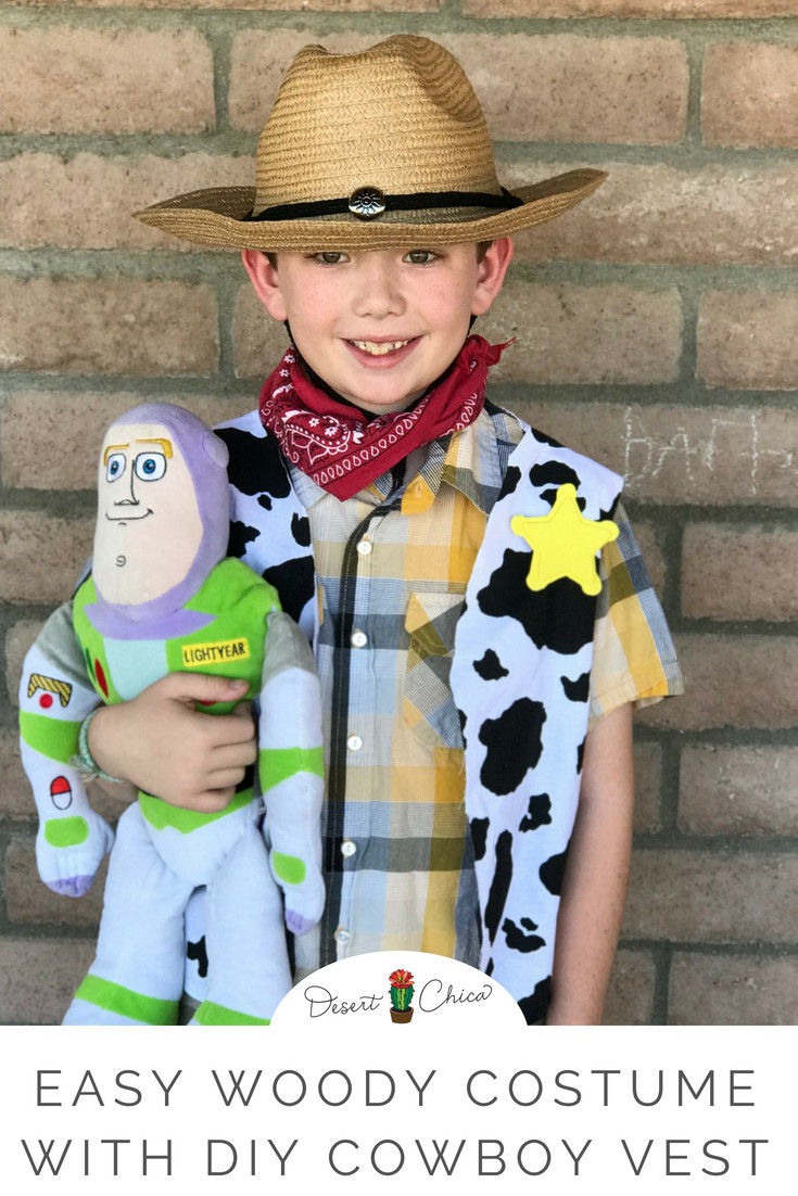 DIY Toddler Cowboy Costume
 DIY Cowboy Woody Costume