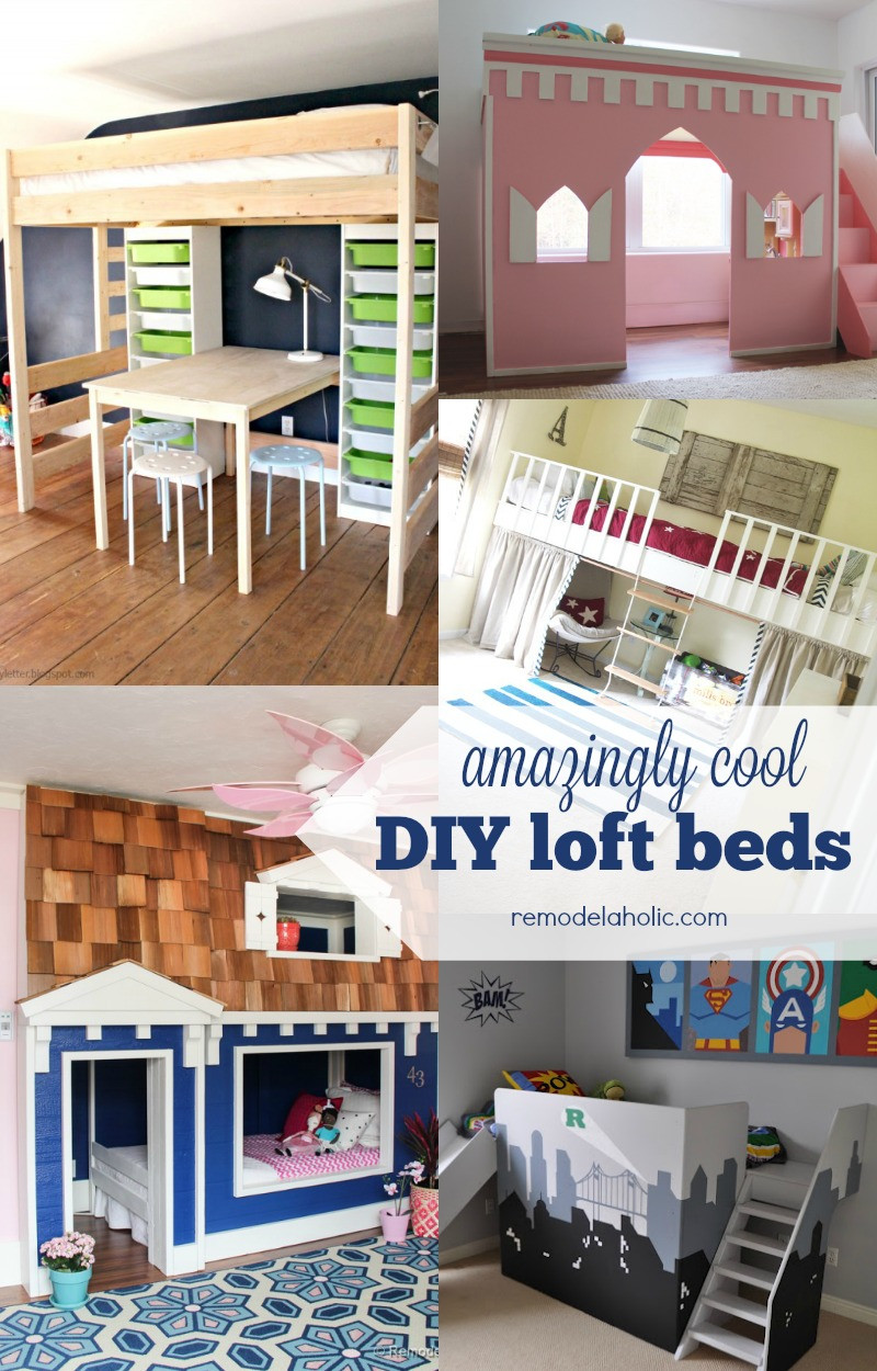 DIY Toddler Loft Bed
 Remodelaholic