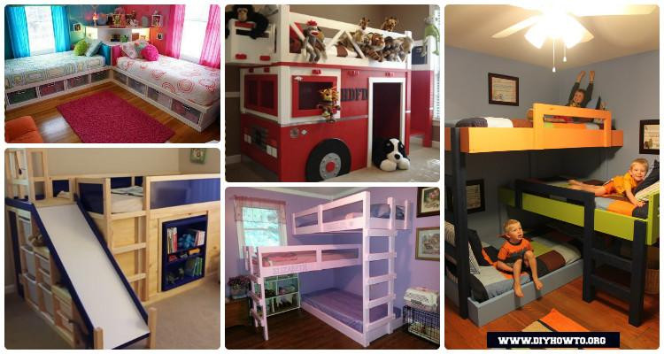 DIY Toddler Loft Bed
 DIY Kids Bunk Bed Free Plans [Picture Instructions]