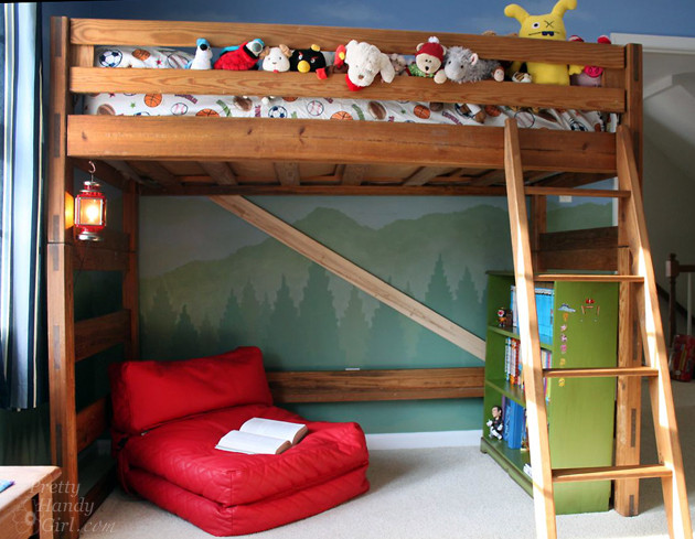 DIY Toddler Loft Bed
 Remodelaholic