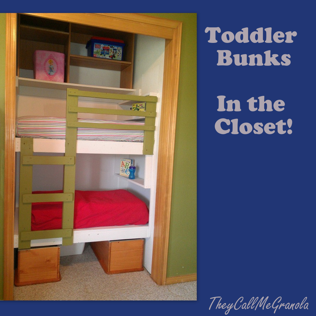 DIY Toddler Loft Bed
 DIY Unique Built In Bunk Beds