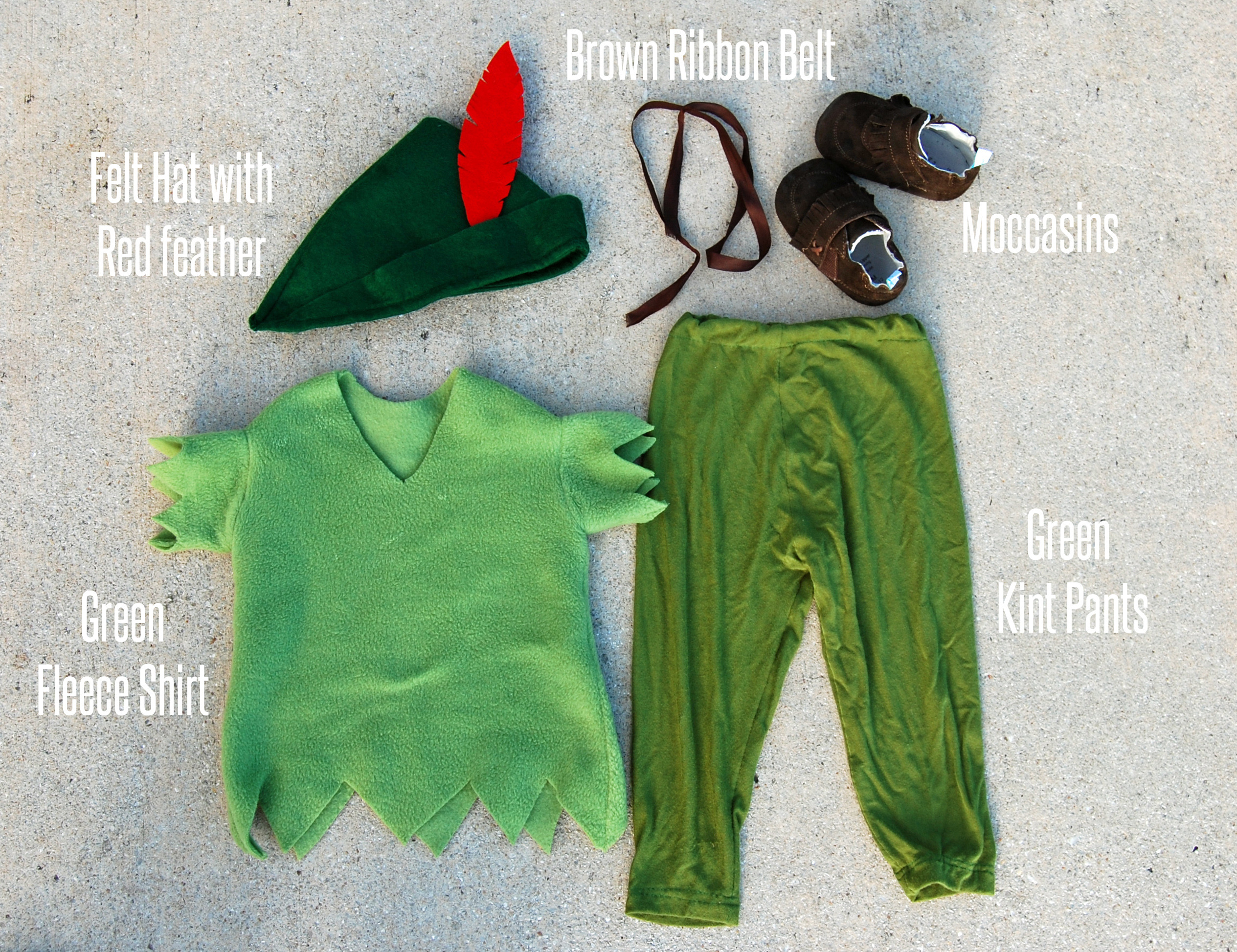 DIY Toddler Peter Pan Costume
 DIY Peter Pan Costume