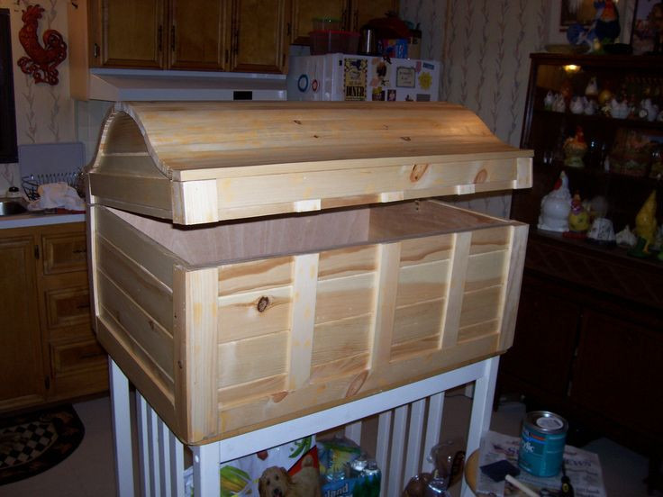 DIY Toy Box Plans
 Build Deck Bench Plans Treasure Chest Diy Pinterest