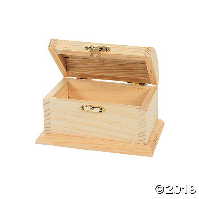 DIY Treasure Box
 DIY Unfinished Wood Treasure Boxes