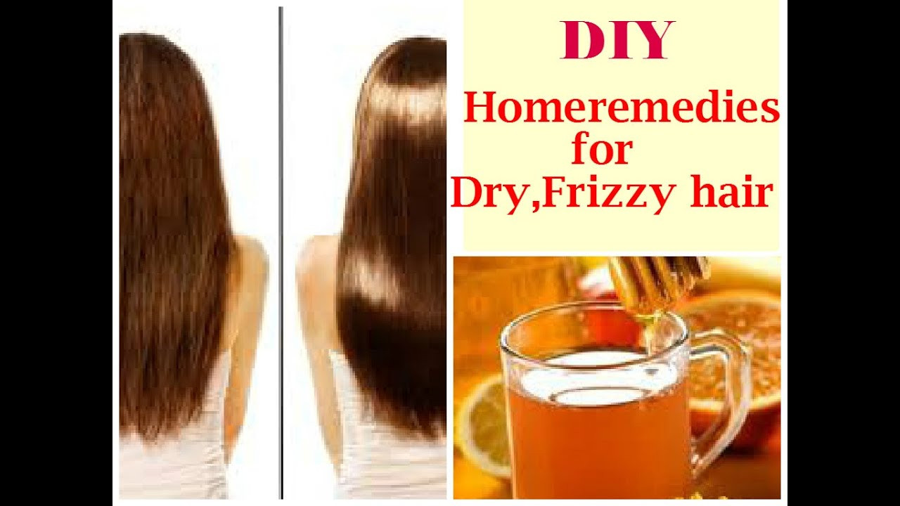 DIY Treatment For Damaged Hair
 DIY homereme s for Dry Frizzy hair DIY Honey Rinse for