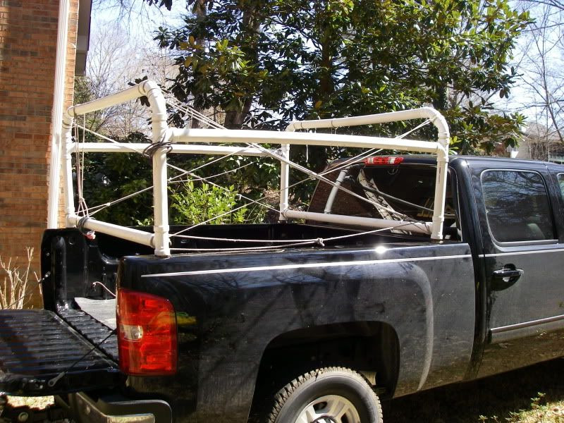DIY Truck Racks
 diy pvc canoe rack for truck Google Search