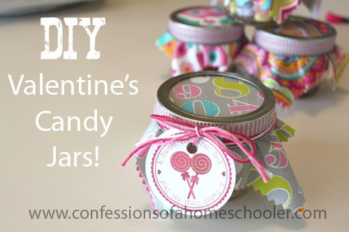 DIY Valentine Gift For Friends
 DIY Valentine Candy Jars
