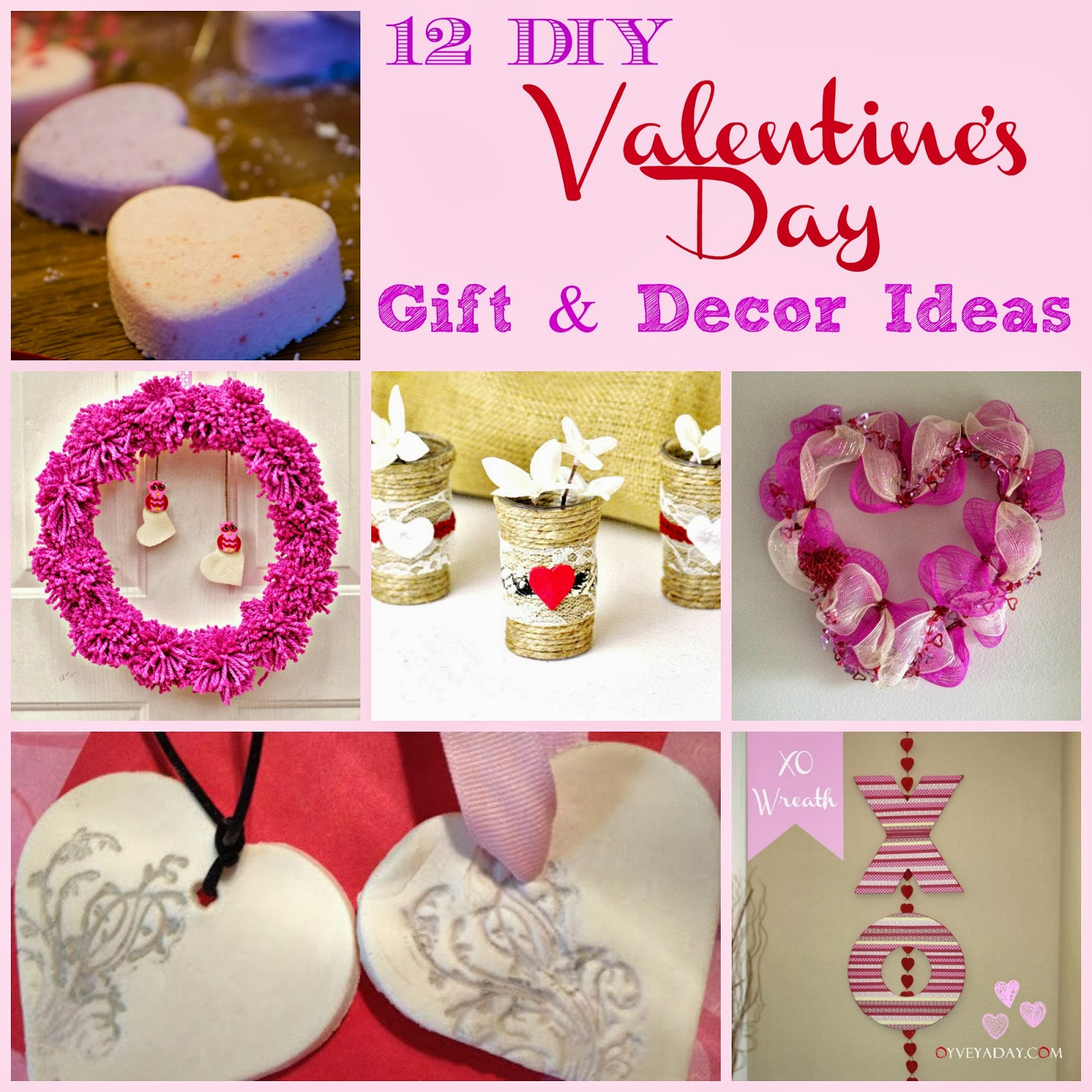 DIY Valentine Gift Ideas
 12 DIY Valentine s Day Gift & Decor Ideas Outnumbered 3 to 1
