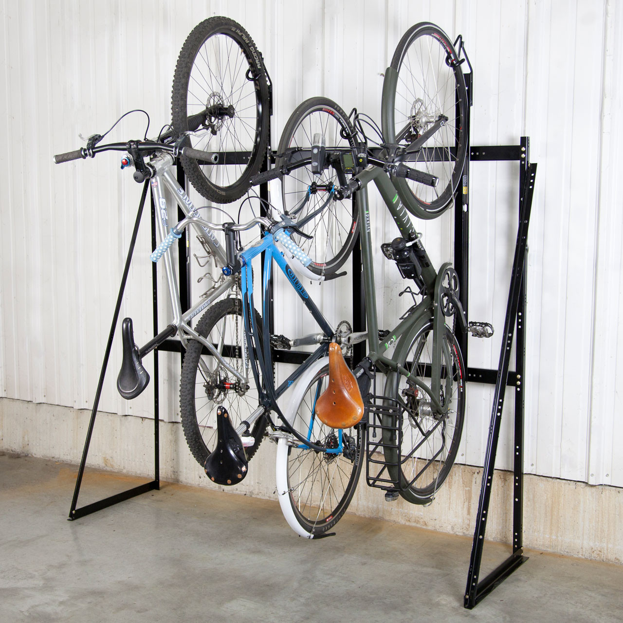DIY Vertical Bike Rack
 Indoor Bike Rack Diy