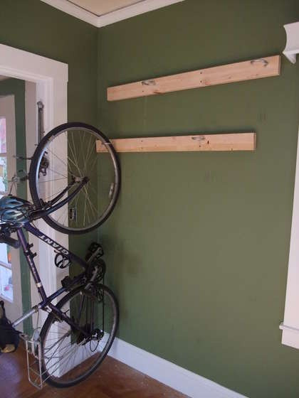 DIY Vertical Bike Rack
 Rack It Garage Storage System WoodWorking Projects & Plans