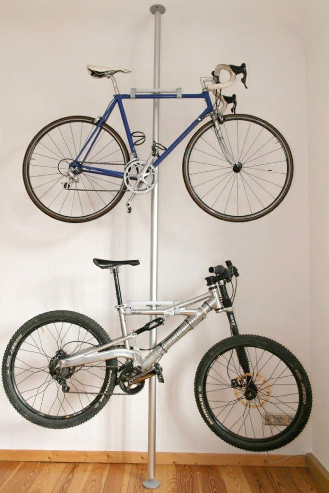 DIY Vertical Bike Rack
 14 Space Saving Storage Solutions for Your Bike
