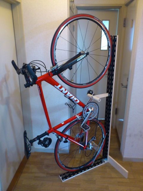 DIY Vertical Bike Rack
 cycle stand For more great pics follow