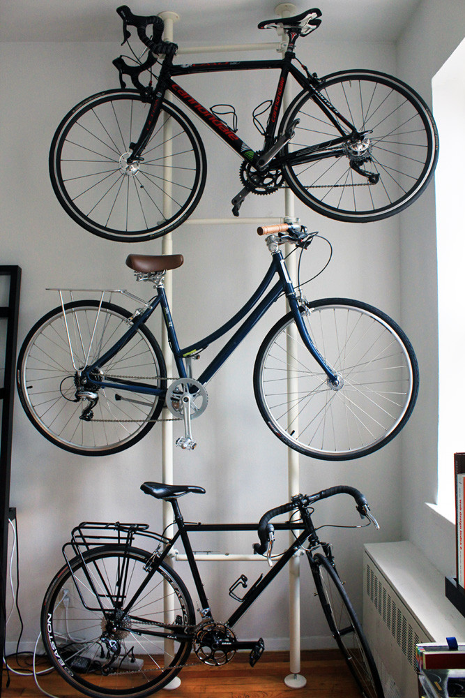 DIY Vertical Bike Rack
 Bike Hack DIY Bike Storage • Bike SLO County