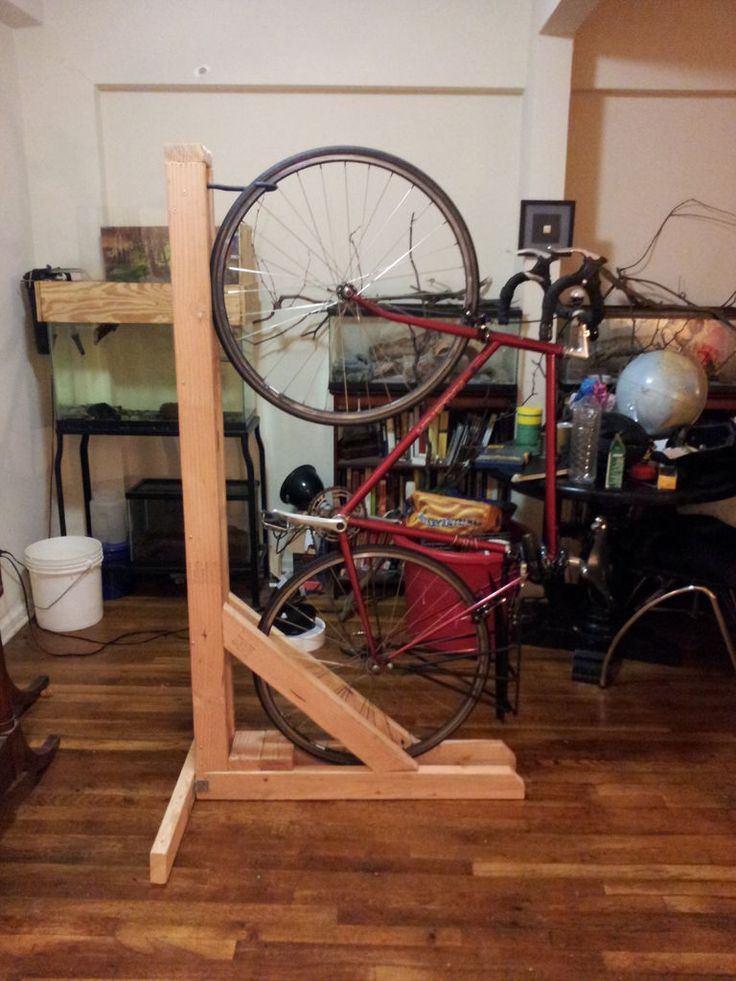 DIY Vertical Bike Rack
 25 best ideas about Vertical Bike Rack on Pinterest
