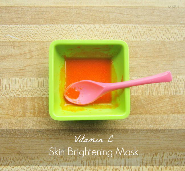 DIY Vitamin C Mask
 Skin Brightening Mask Using Vitamin C Tablets Recipe