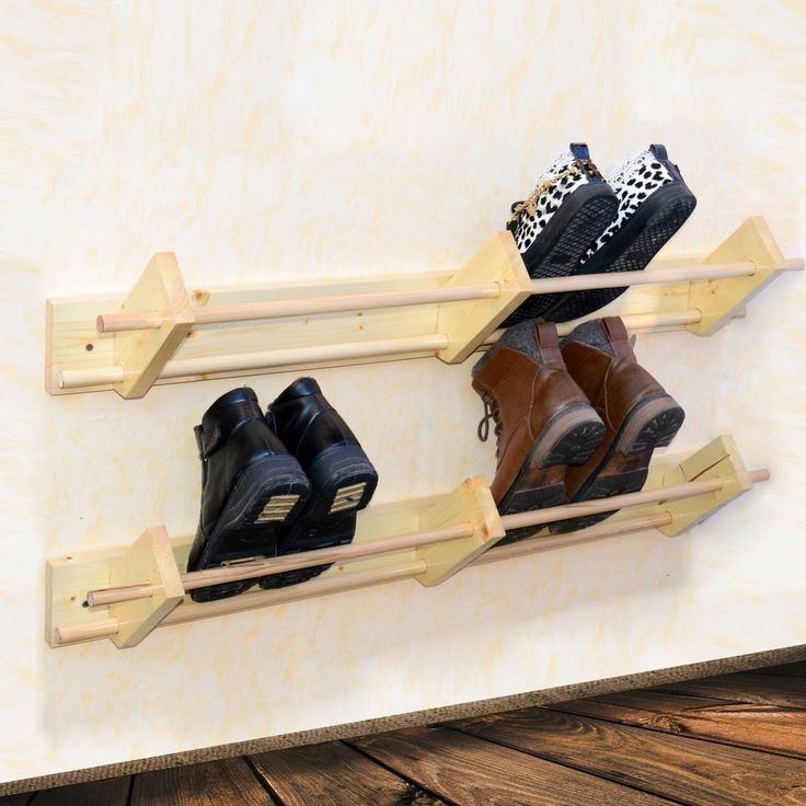 DIY Wall Mounted Shoe Rack
 Best 25 Wall mounted shoe rack ideas on Pinterest