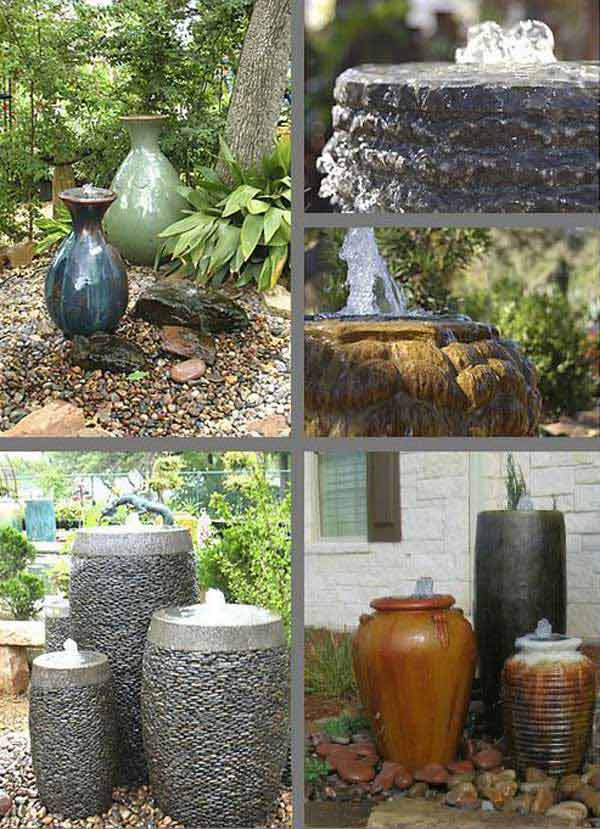 DIY Water Fountain Outdoor
 26 Wonderful Outdoor DIY Water Features Tutorials and