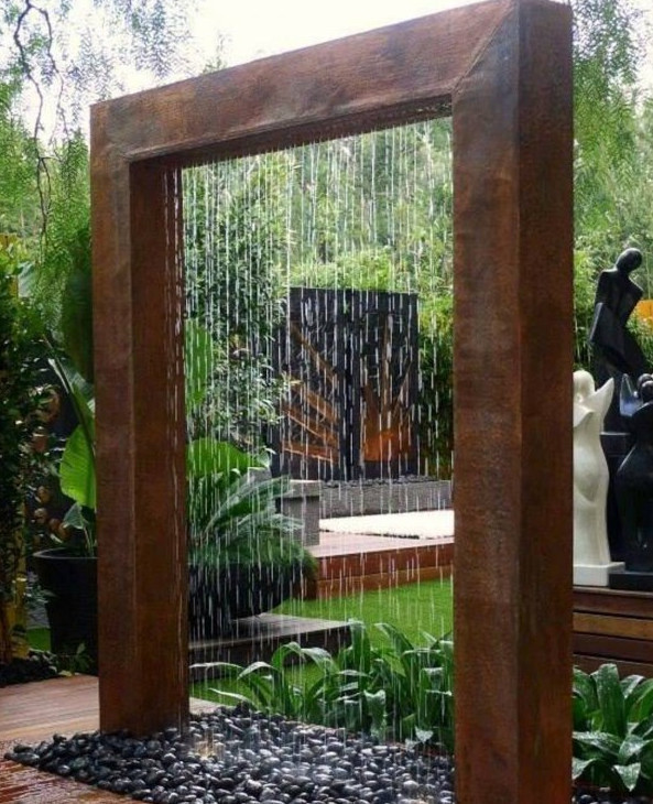 DIY Water Fountain Outdoor
 Diy Outdoor Water Wall Fountain