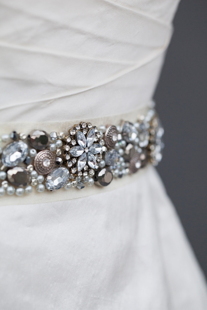 DIY Wedding Belts
 Learn how to make this chic DIY rhinestone bridal sash