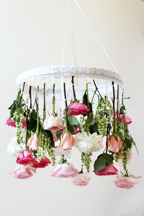 DIY Wedding Chandelier
 20 Cool DIY Chandelier Ideas for Inspiration Hative