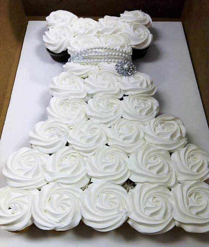 DIY Wedding Cupcakes
 Wonderful DIY Amazing Wedding Dress Cupcake