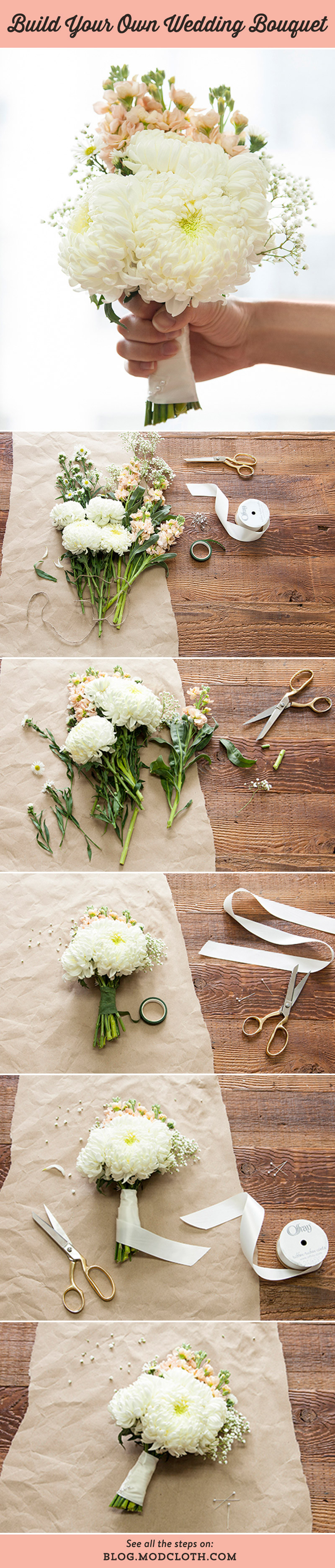 DIY Wedding Flowers
 Build Your Own Wedding Bouquet With This Easy DIY