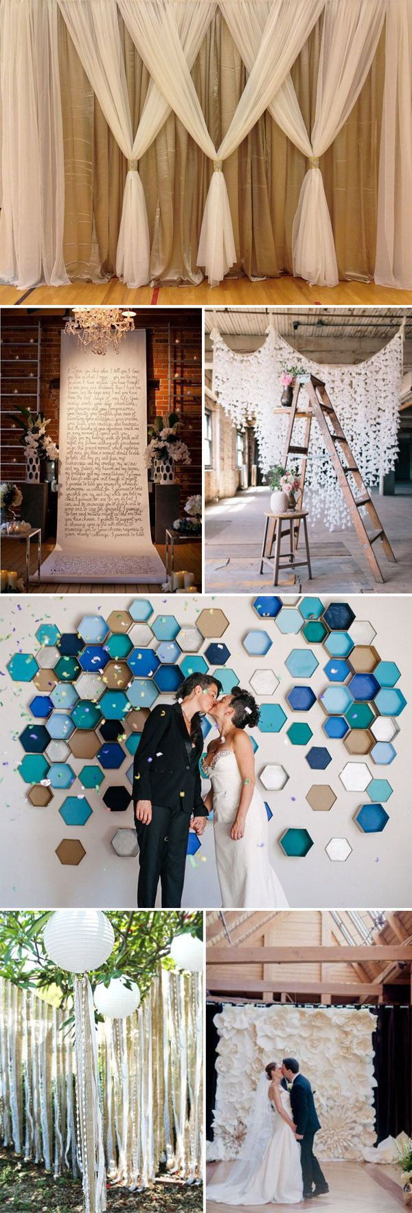 DIY Wedding Photo Backdrop
 Best 25 Diy wedding backdrop ideas on Pinterest