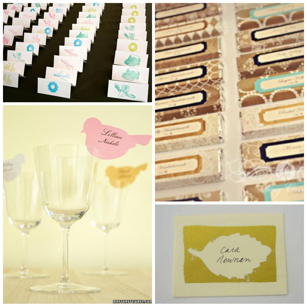 DIY Wedding Place Cards
 16 DIY Wedding Place Cards